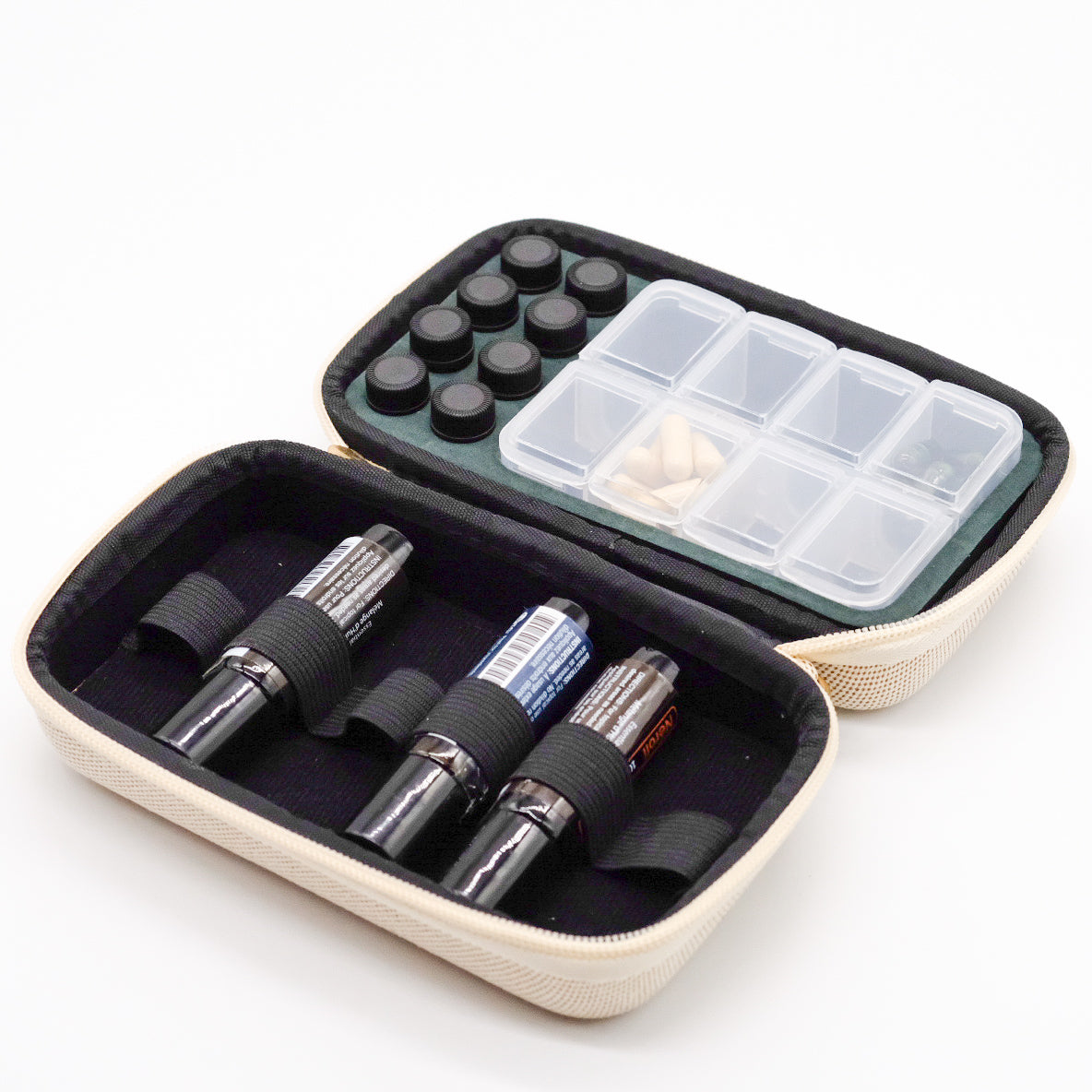 Boitier dur pour supplement et huile essentielle