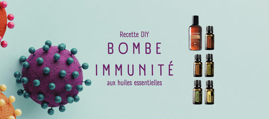 Support immunitaire avec la ''BOMBE IMMUNITÉ'' aux huiles Essentielles