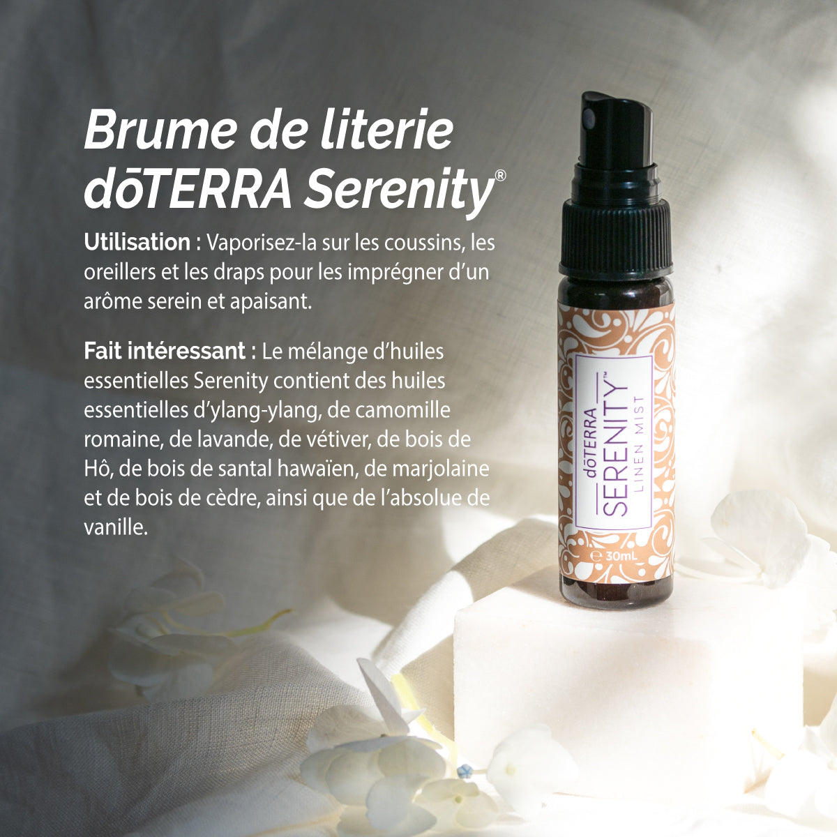 Brume de literie serenity